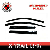 Weathershields, Weather Shields for Nissan X-Trail T30 01-07 Window Visors #C